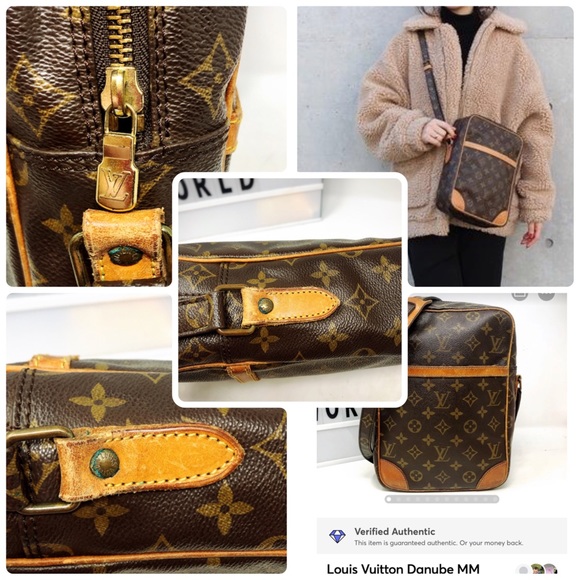 SOLD Louis Vuitton Danube Monogram Crossbody Bag - Picture 12 of 16